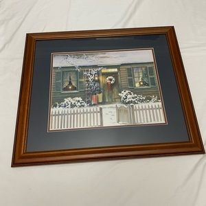 Christmas Scene Portrait Matted